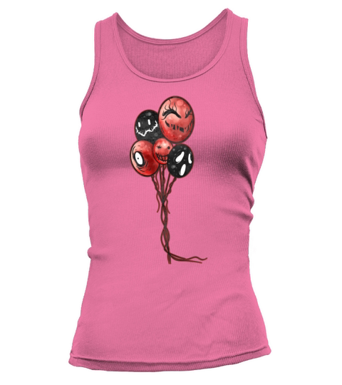Scary Ghost Spirit Monster Balloons Halloween Tank top Woman