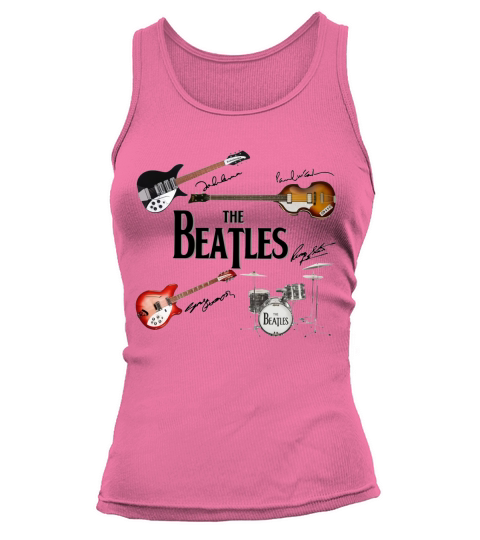 The Beatles Guitars Instrument Signatures shirt Tank top Woman