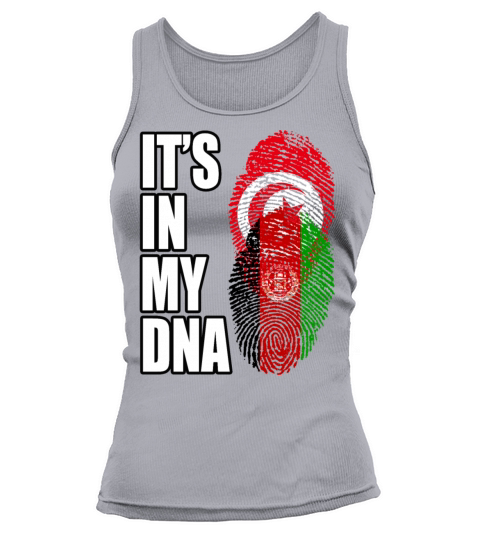 Tunisian And Afghanistan Mix Heritage DNA Flag Tank top Woman