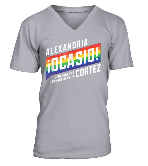 Alexandria Ocasio Cortez V-Neck T-shirt