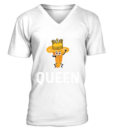 Chanterelle Queen V-Neck T-shirt