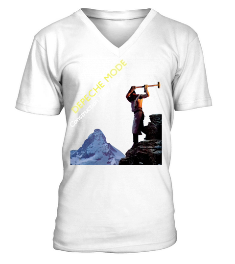 Depeche Mode, Construction Time Again Album V-Neck T-shirt