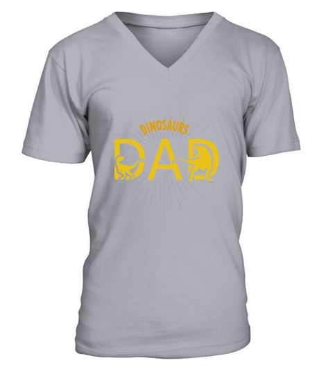 Dinosaurs dad V-Neck T-shirt