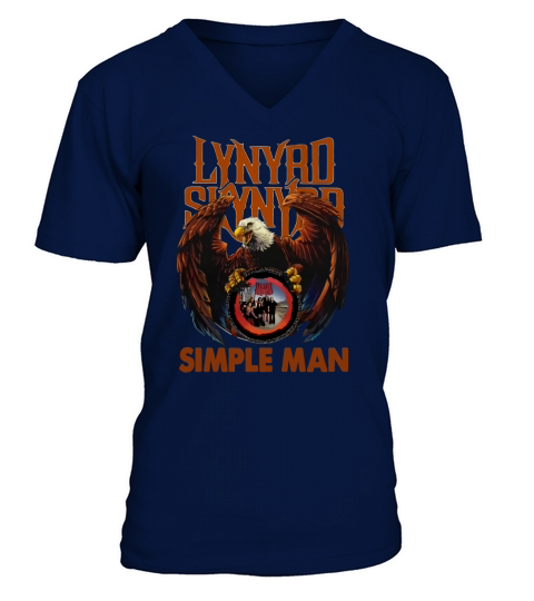 Eagle Lynyrd Skynyrd Simple Man shirt - Ladies Flowy Tank V-Neck T-shirt