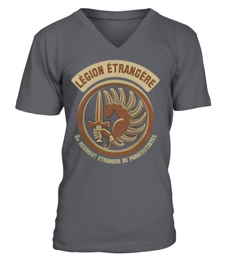 Foreign Legion Le gion Etrange re French Special T-Shirt V-Neck T-shirt
