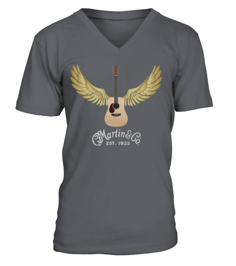Martin guitar Tshirt V-Neck T-shirt