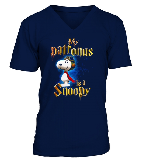 My Patronus is a Snoopy V-Neck T-shirt