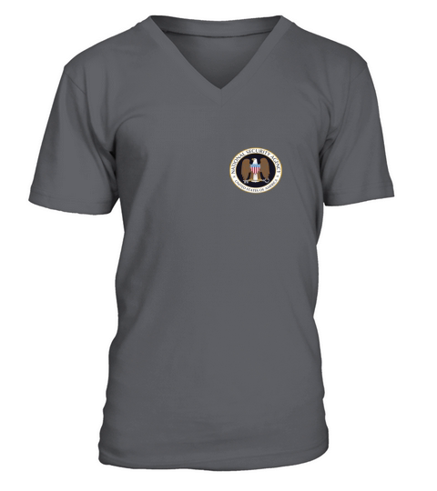 NATIONAL SECURITY AGENCY NSA LOGO DISTRESSED T-SHIRTS V-Neck T-shirt