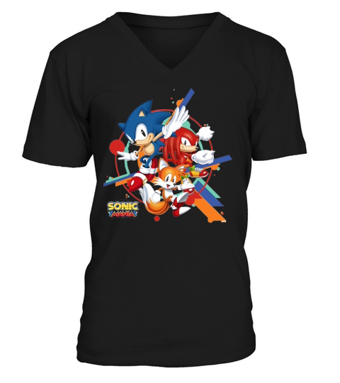 Official Sonic Mania V-Neck T-shirt