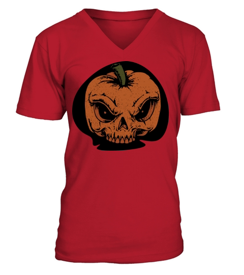 pumpkin V-Neck T-shirt