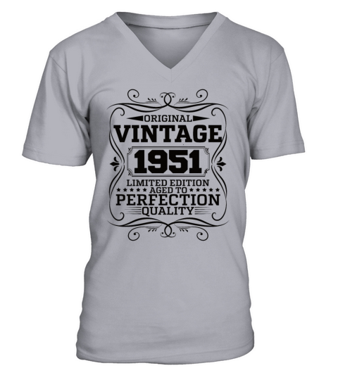 Vintage 1951 Original Limited Edition V-Neck T-shirt