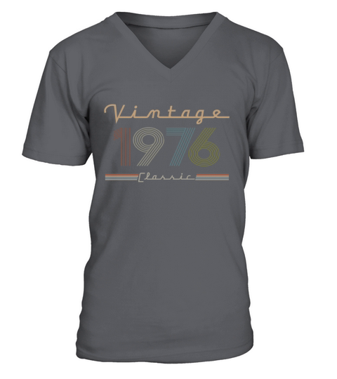 Vintage 1976 Classic V-Neck T-shirt