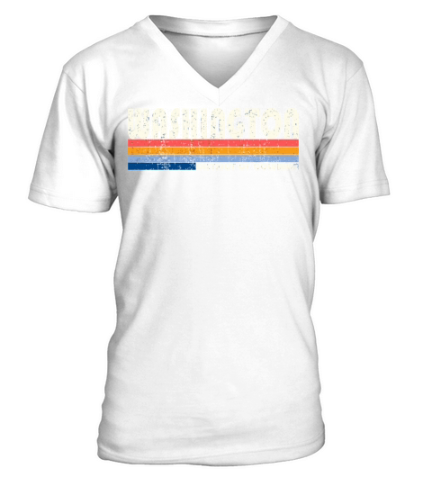 Vintage 70S 80S Style Washington Dc V-Neck T-shirt
