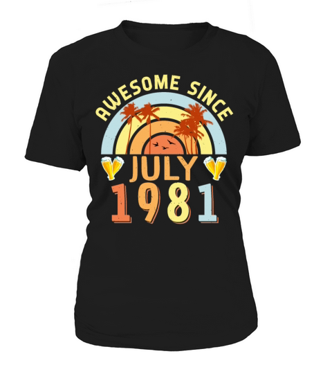 1981 In July Vintage Women's T-Shirt