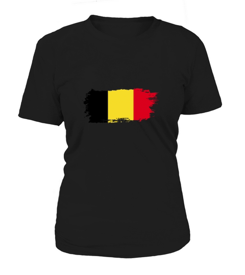 Abstract Flag Of Belgium Women's T-Shirt