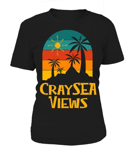 Craysea Views Beach Summer Ocean Tropical Women's T-Shirt