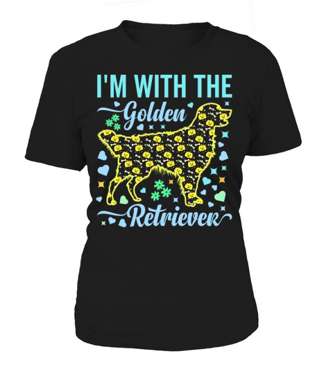 Im With the Golden Retriever Funny Halloween Women's T-Shirt