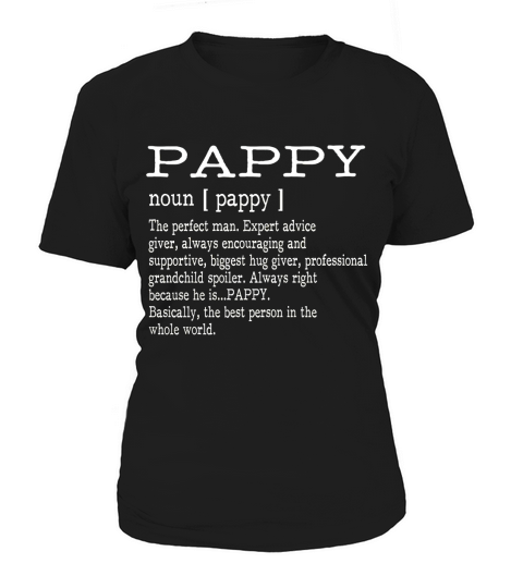 Pappy Definition Grandpa Father Day Gifts Me Women's T-Shirt