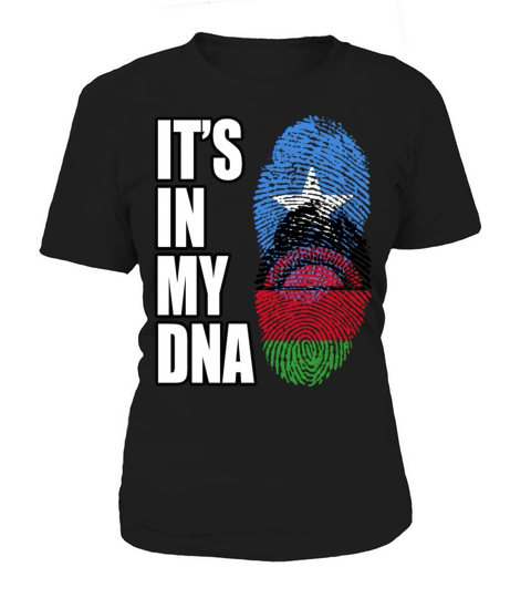 Somali And Malawian Vintage Heritage DNA Flag Women's T-Shirt