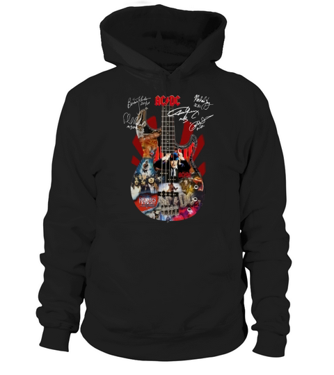 ACDC Guitarist Signatures shirt Hoodie Unisex