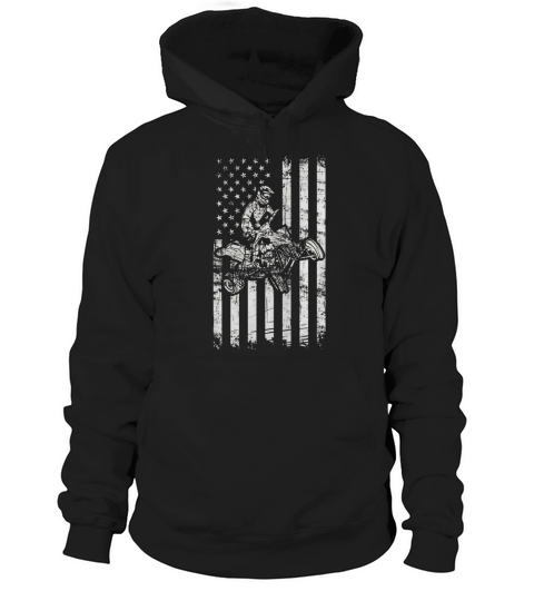 American Flag cool Four Wheeler Quad Bike ATV T-Shirt Gift Hoodie Unisex