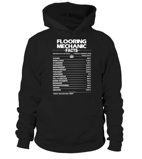 FLOORING MECHANIC Job Fact Hoodie Unisex