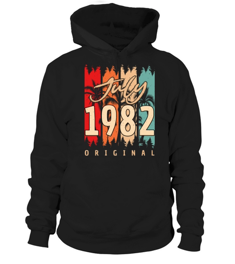 July 1982 40th Birthday Hoodie Unisex