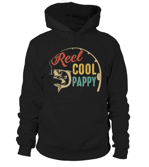 Mens Fathers Day Gifts Shirt Vintage Fishing Reel Cool Pappy T-Shirt Hoodie Unisex