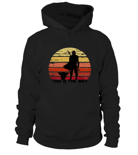 The Mandalorian This Is The Way Sunset Retro - Ladies Flowy Tank Hoodie Unisex