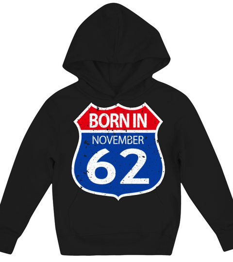 Born in November 1962 Kids Hoodie