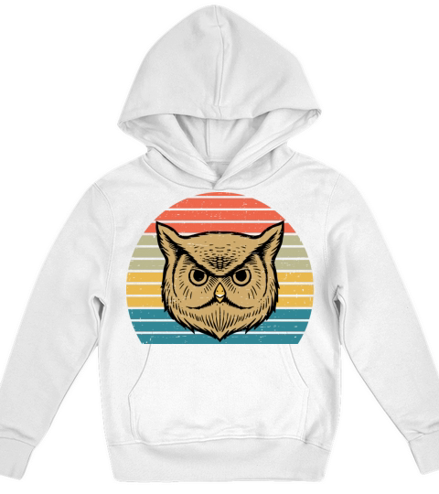 Owl Lover Gifts Funny Farmer Retro Vintage T Shirt Kids Hoodie