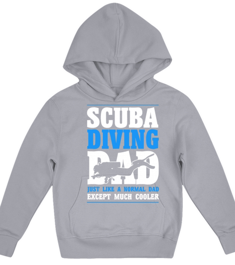 Scuba Diving Gift Underwater Lover Scuba Diver Kids Hoodie
