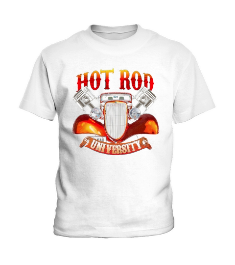 All-Over Vintage: Hot Rod University T-Shirt Kids T-Shirt