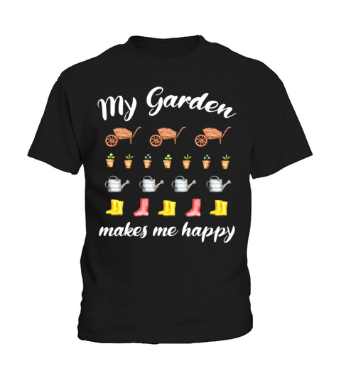 Garden Quote Hobby Gardener Gift Idea Kids T-Shirt