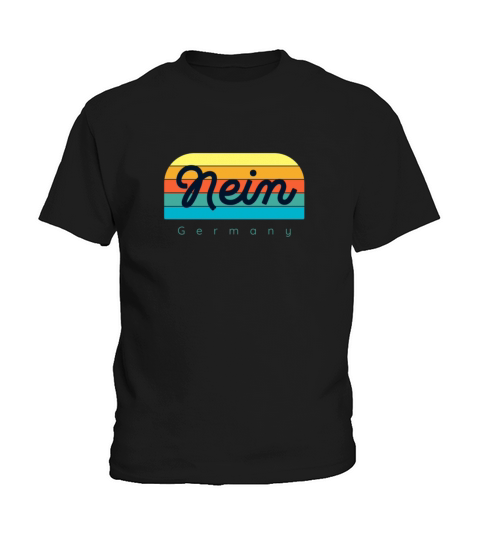 german greeting nein funny germany shirt vintage Kids T-Shirt
