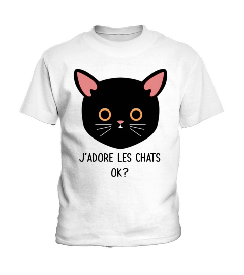 Jadore les chats Kids T-Shirt