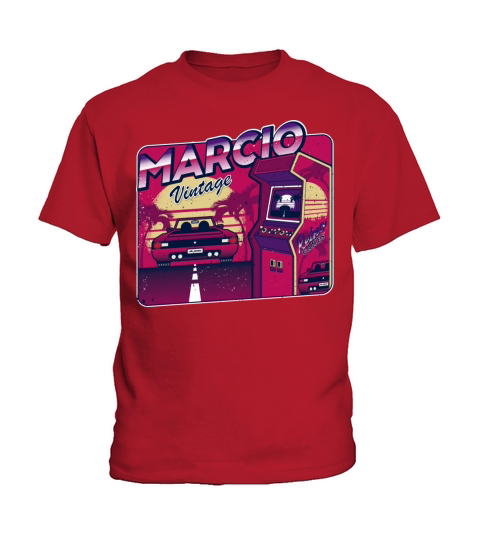 Marcio - Personalized Vintage Gamer 80s 90s Kids T-Shirt