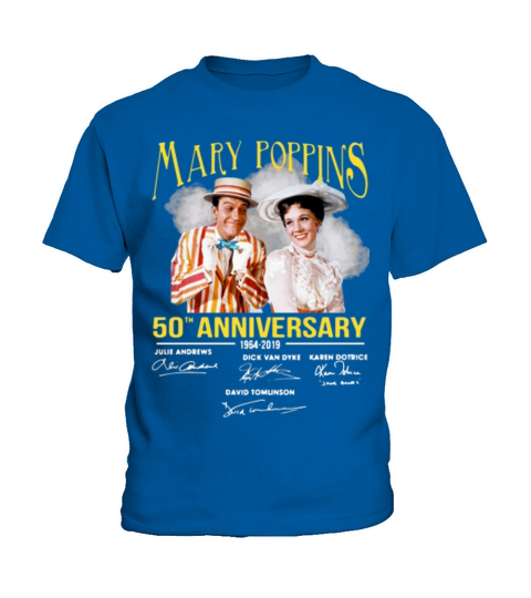 Mary Poppins 50th anniversary 1964-2019 signatures shirt Kids T-Shirt