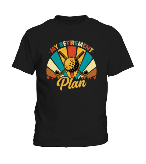 Retro Vintage Style My Retirement Plan Kids T-Shirt