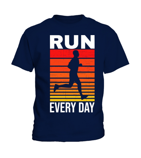 Run Every Day - Streak Runner Kids T-Shirt