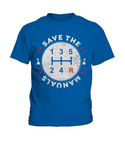 Save The Manual Shift Gear Kids T-Shirt