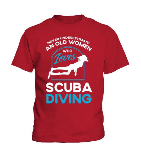 Scuba Diving Gift Underwater Lover Scuba Diver Kids T-Shirt