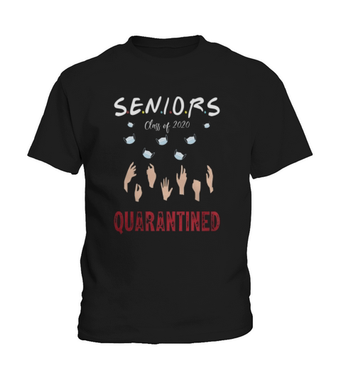 Senior Class Of 2020 Graduation Quarantine Social Distancing Kids T-Shirt