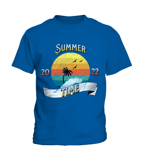 Summer Vibes Beach Paradise Sun Ocean Holidays Sea Kids T-Shirt