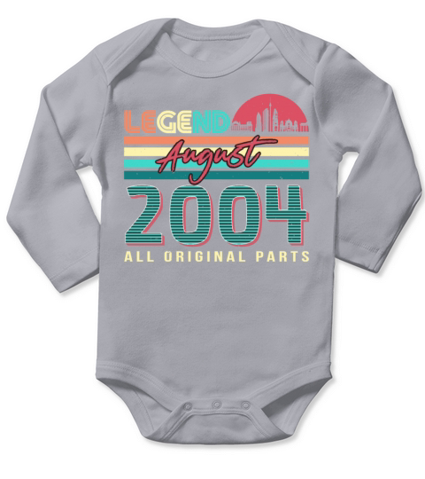 2004 In August Finally 18th Long Sleeve Baby One-Piece