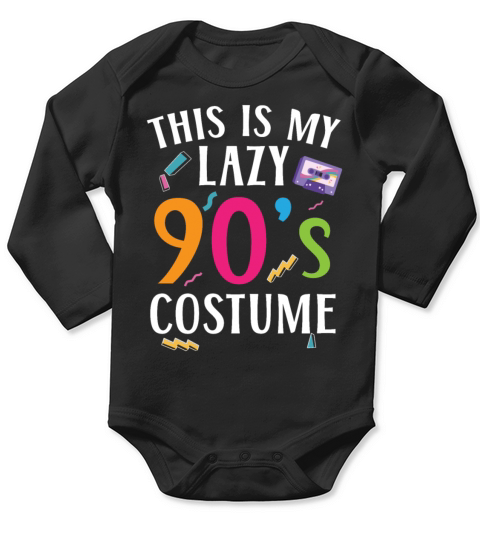 90s Vibe 1990 Vintage Nineties This Is My 90s Long Sleeve Baby One-Piece