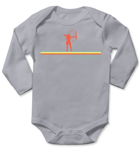 Archery Bow Archer Retro Vintage Long Sleeve Baby One-Piece