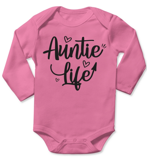 AUNTIE LIFE Long Sleeve Baby One-Piece