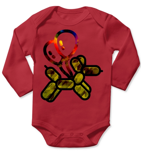 Dog balloon design Long Sleeve Baby One-Piece
