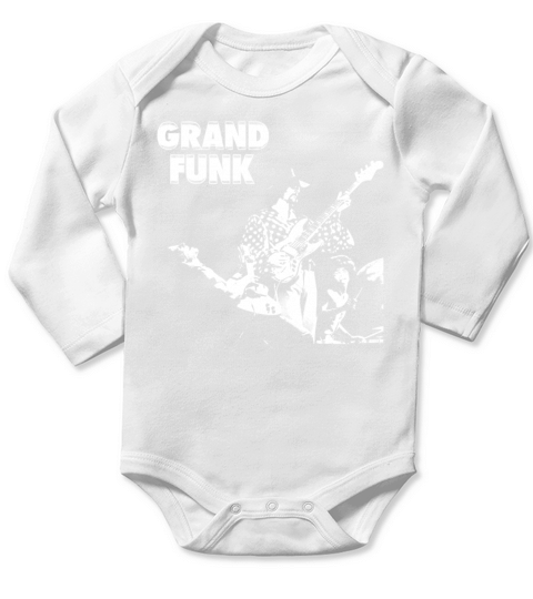 Grand Funk Railroad Music Band Long Sleeve Baby One-Piece